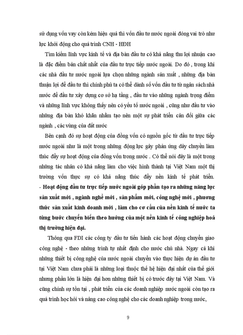 image for page Thu hút và sử dụng có hiệu quả vốn đầu tư nước ngoài trong nền kinh tế thị trường nước ta hiện nay