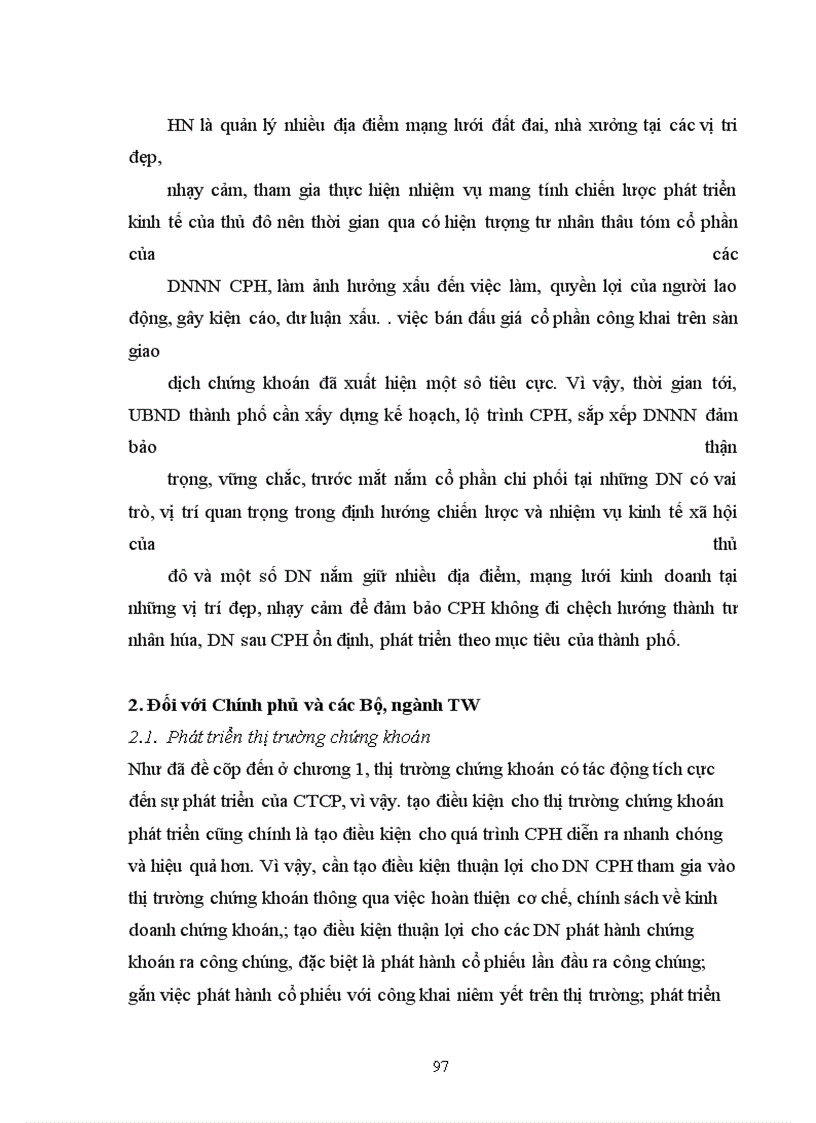 image for page Giải pháp đẩy mạnh cổ phần hóa các DNNN của thành phố Hà Nội