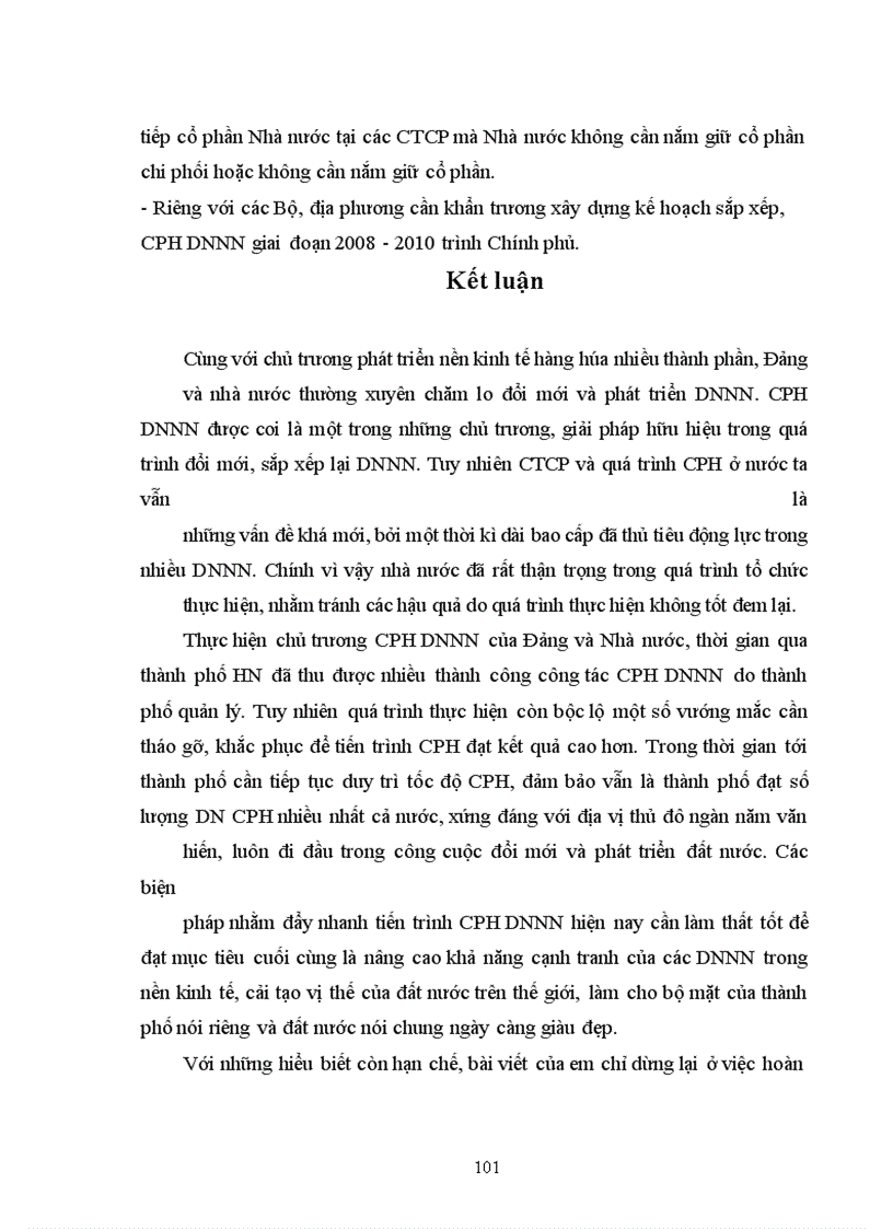 image for page Giải pháp đẩy mạnh cổ phần hóa các DNNN của thành phố Hà Nội