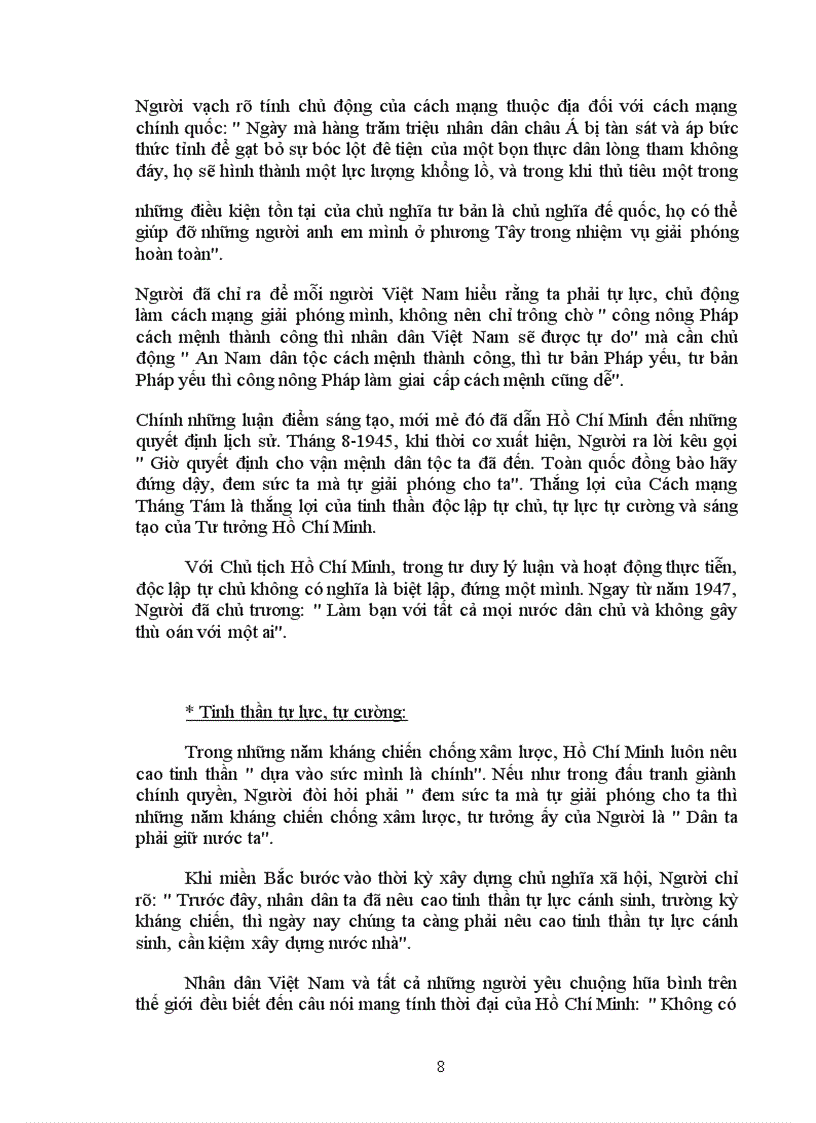 image for page Tư tưởng độc lập dân tộc gắn liền với CNXH trong tư tưởng Hồ Chí Minh