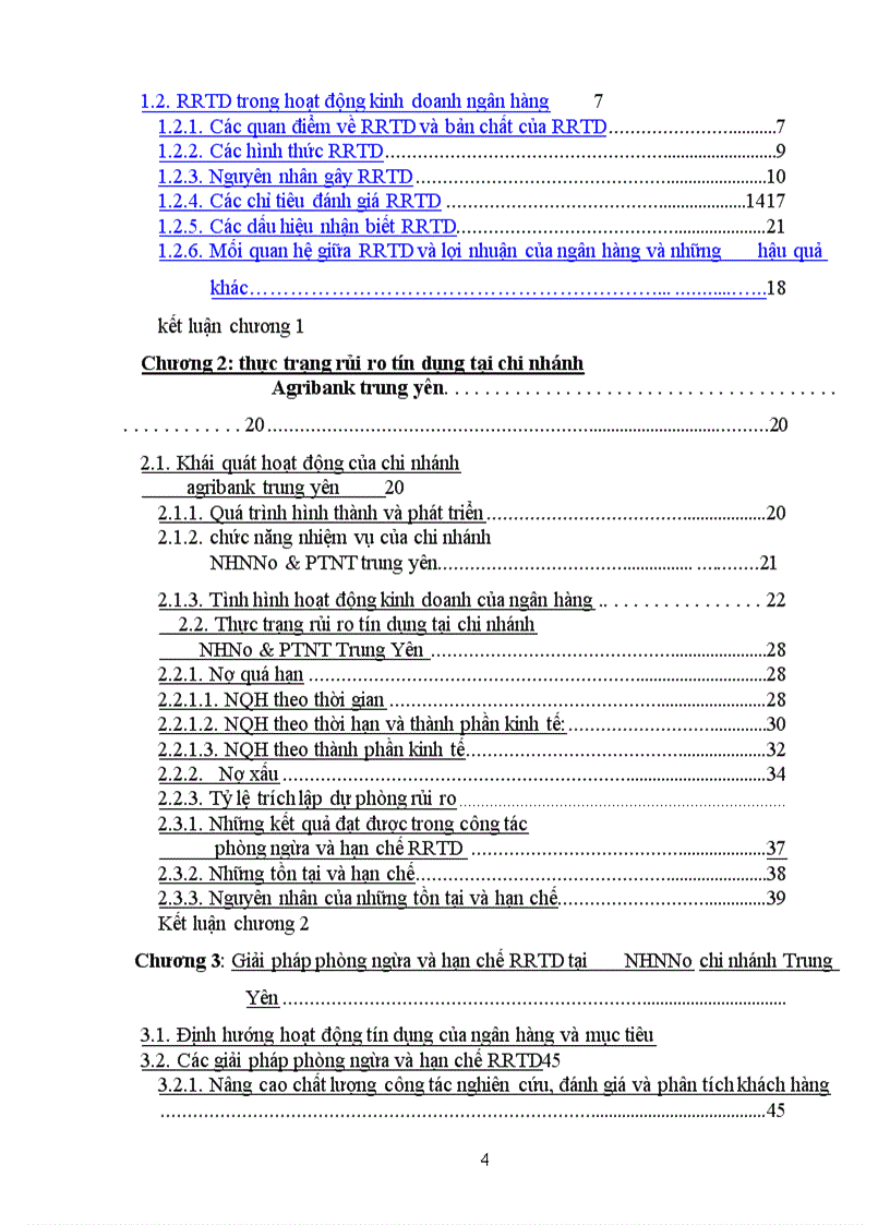 image for page Nghiên cứu các giải pháp phòng ngừa và hạn chế rủi ro tín dụng tại các chi nhánh NHTM ở nứơc ta trong giai đoạn hiện nay