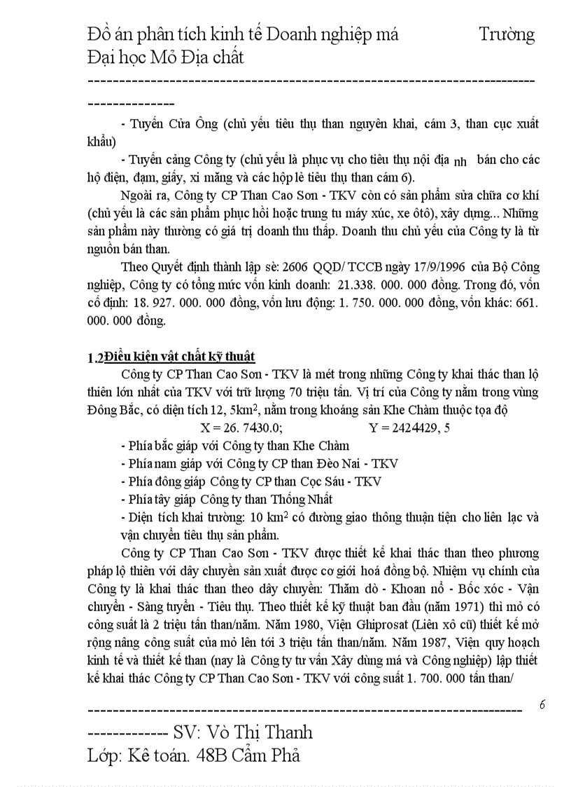 image for page Tổ chức hạch toán tiền lương và các khoản trích theo lương tại Công ty CP than Cao Sơn - TKV