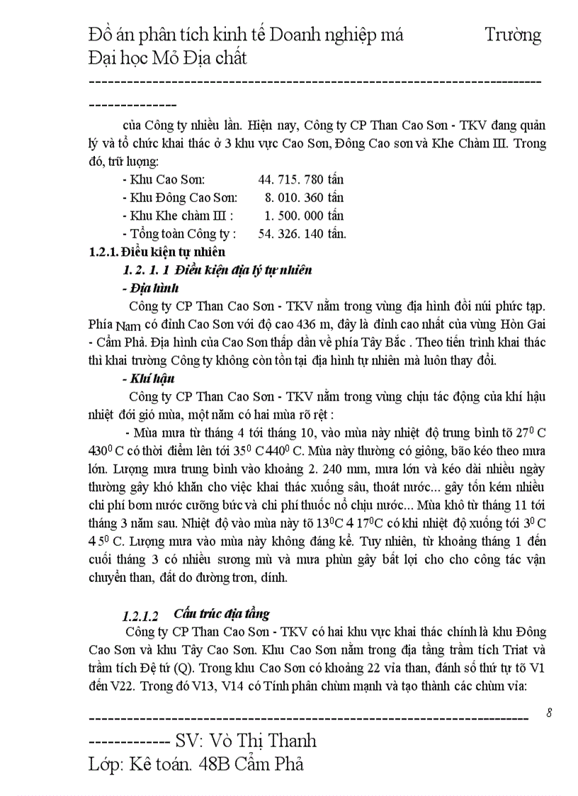 image for page Tổ chức hạch toán tiền lương và các khoản trích theo lương tại Công ty CP than Cao Sơn - TKV