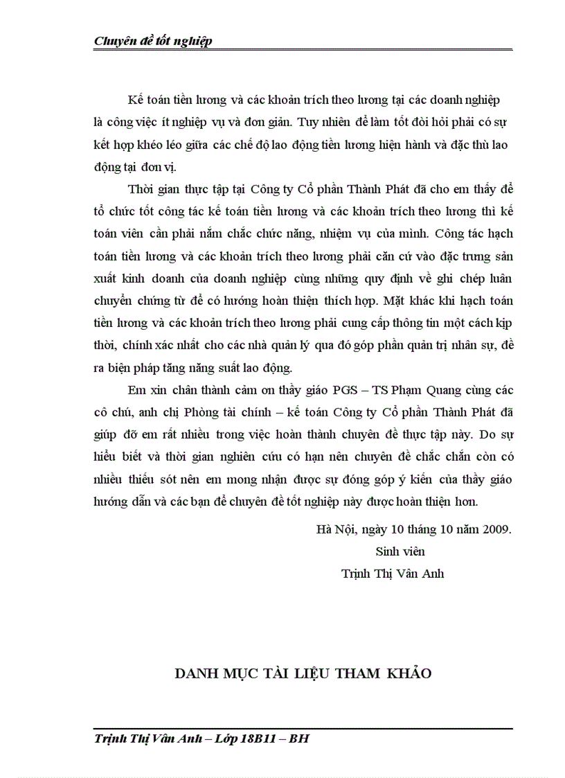 image for page Hoàn thiện công tác kế toán tiền lương và các khoản trích theo lương tại công ty Cổ phần Thành Phát