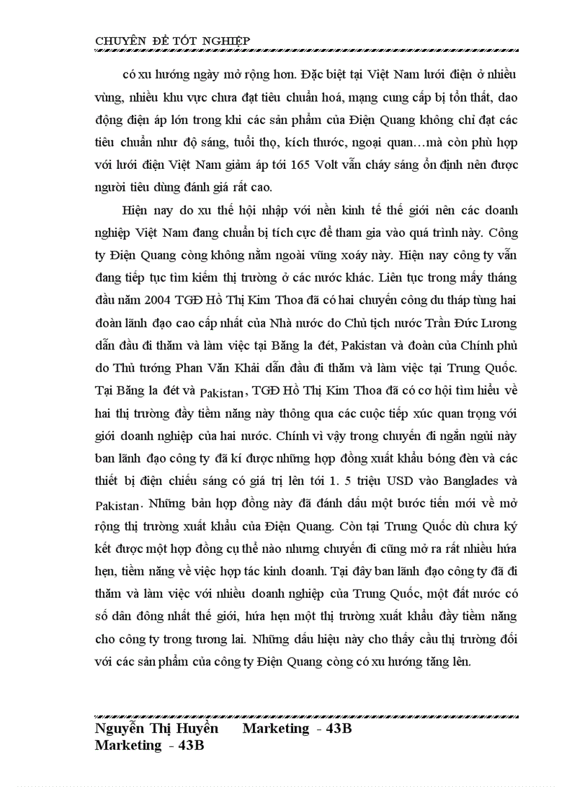 image for page Hoàn thiện chiến lược sản phẩm của Công ty cổ phần bóng đèn Điện Quang