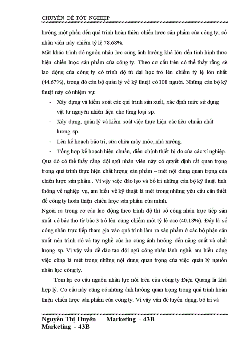 image for page Hoàn thiện chiến lược sản phẩm của Công ty cổ phần bóng đèn Điện Quang