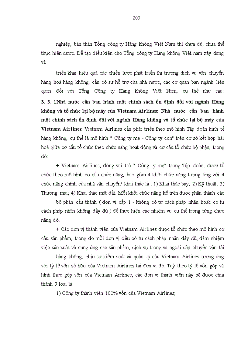 image for page Một số giải pháp hoàn thiện chiến lược phát triển thị trường dịch vụ vận chuyển hàng hoá quốc tế của Tổng công ty hàng không Việt nam - Vietnam Airlines Corporation trong xu thế hội nhập kinh tế quốc tế