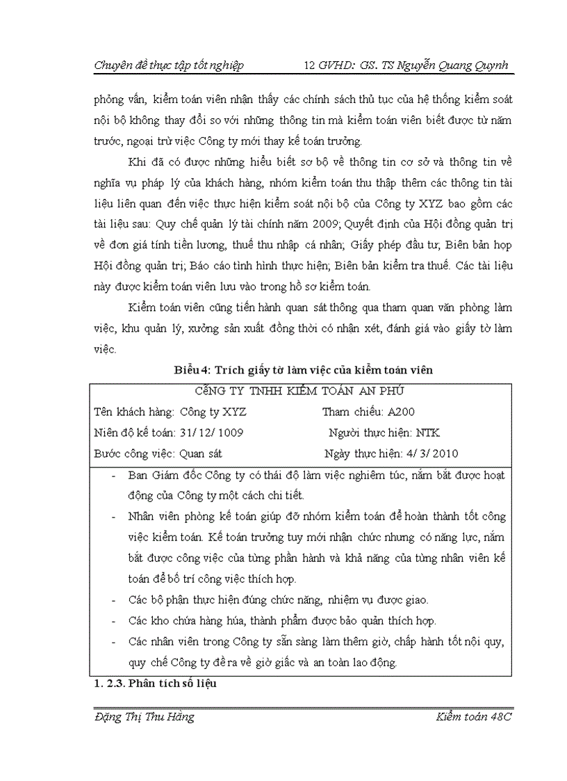 image for page Vận dụng các kỹ thuật thu thập bằng chứng kiểm toán trong kiểm toán báo cáo tài chính do cễng ty tnhh kiểm toán an phú thực hiện