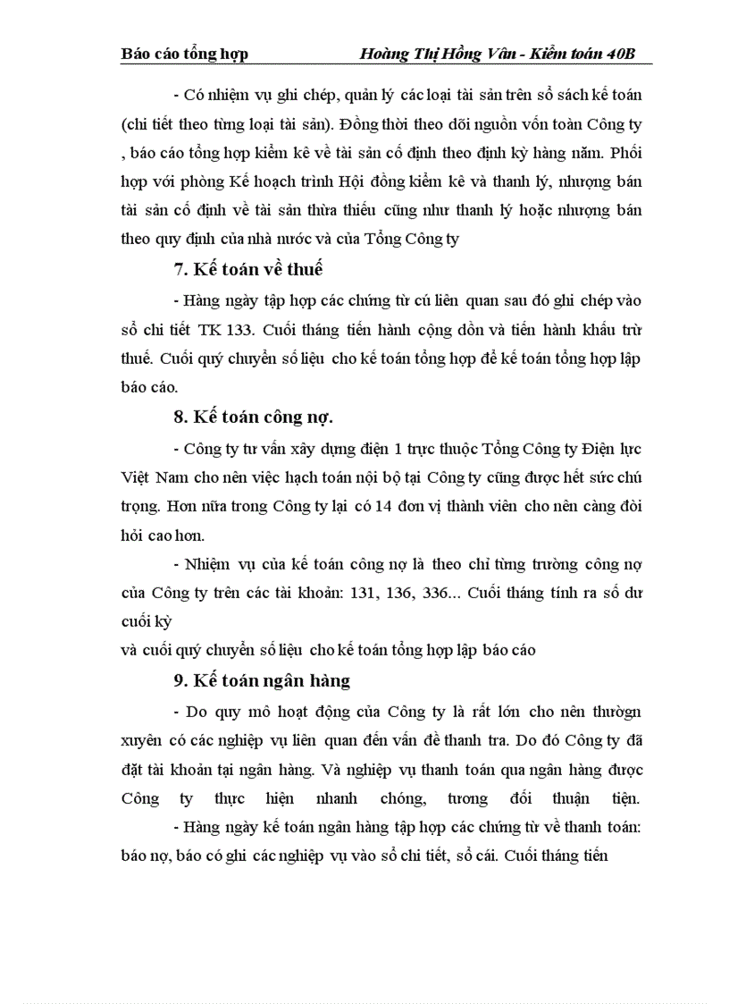 image for page Thực trạng tổ chức công tác hạch toán nguyên vật liệu tại Công ty tư vấn xây dựng điện I