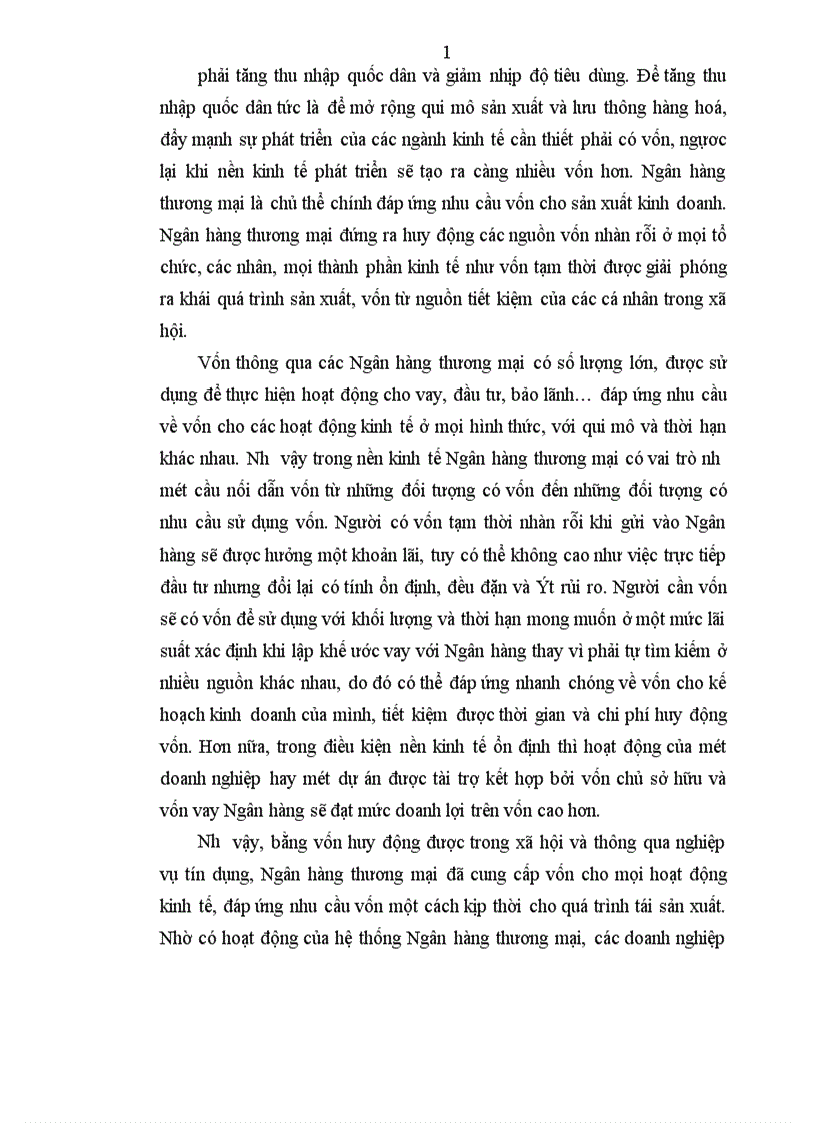 image for page Một số giải pháp nhằm nâng cao hiệu quả công tác huy động vốn tại Ngân hàng nông nghiệp Huyện Hàm Yên - Tỉnh Tuyên Quang