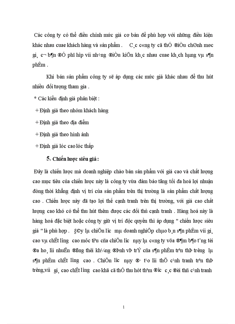 image for page Các yếu tố ảnh hưởng đến các quyết định giá của doanh nghiệp