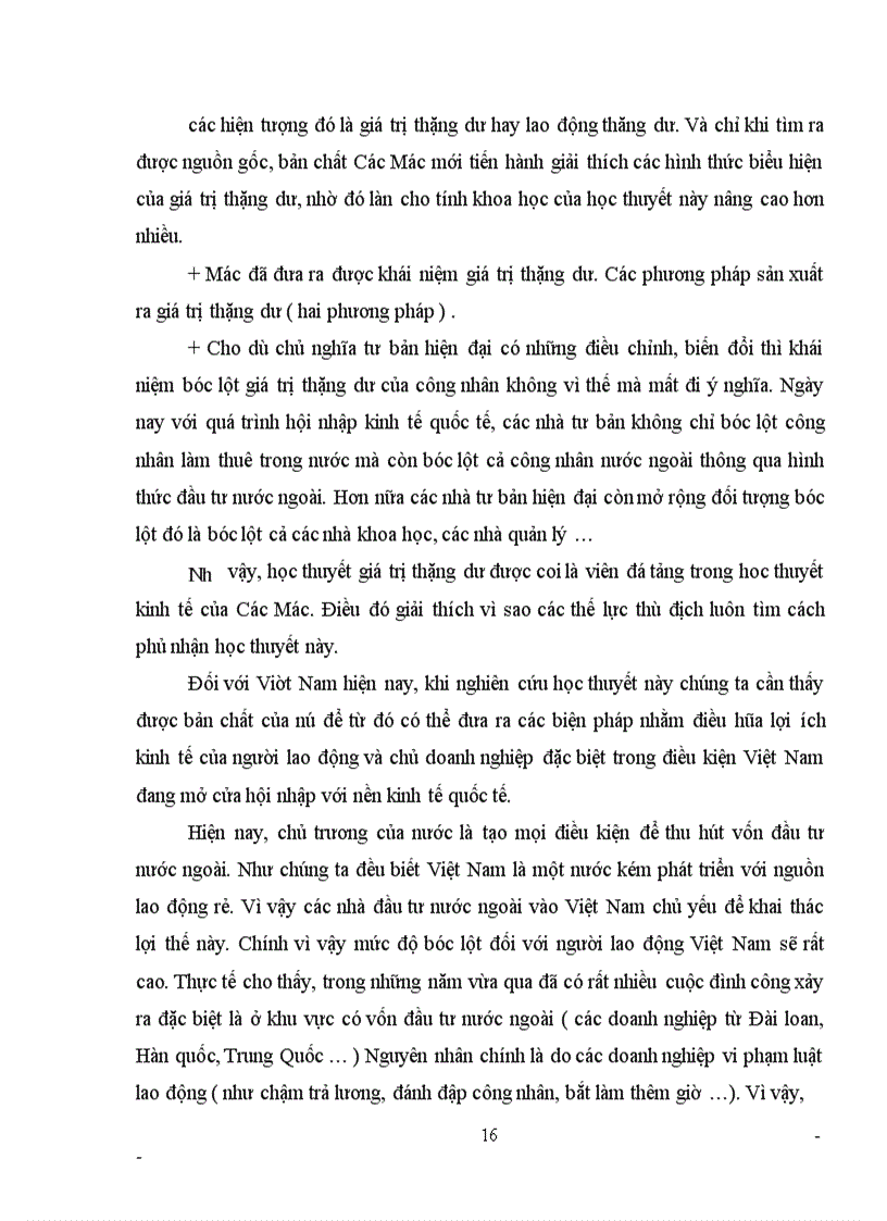 image for page Phân tích học thuyết giá trị thặng dư của C.Mác và chứng minh nó là hòn đá tảng to lớn nhất trong toàn bộ học thuyết kinh tế của C.Mác