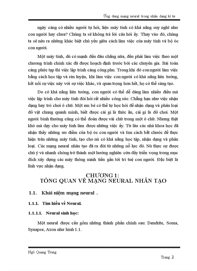 image for page Ứng dụng mạng neural trong nhận dạng kí tự