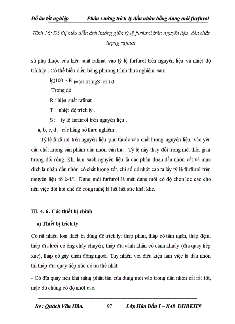 image for page Phân xưởng trích ly dầu nhờn bằng dung môi furfurol