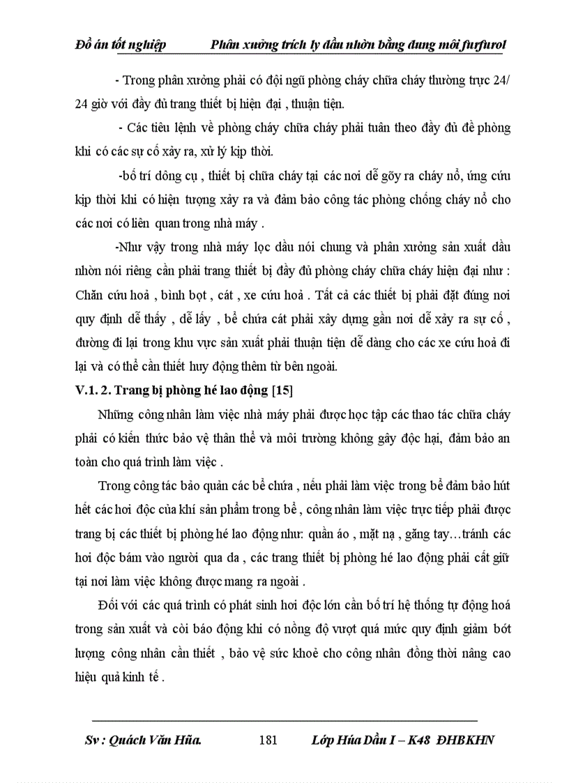 image for page Phân xưởng trích ly dầu nhờn bằng dung môi furfurol