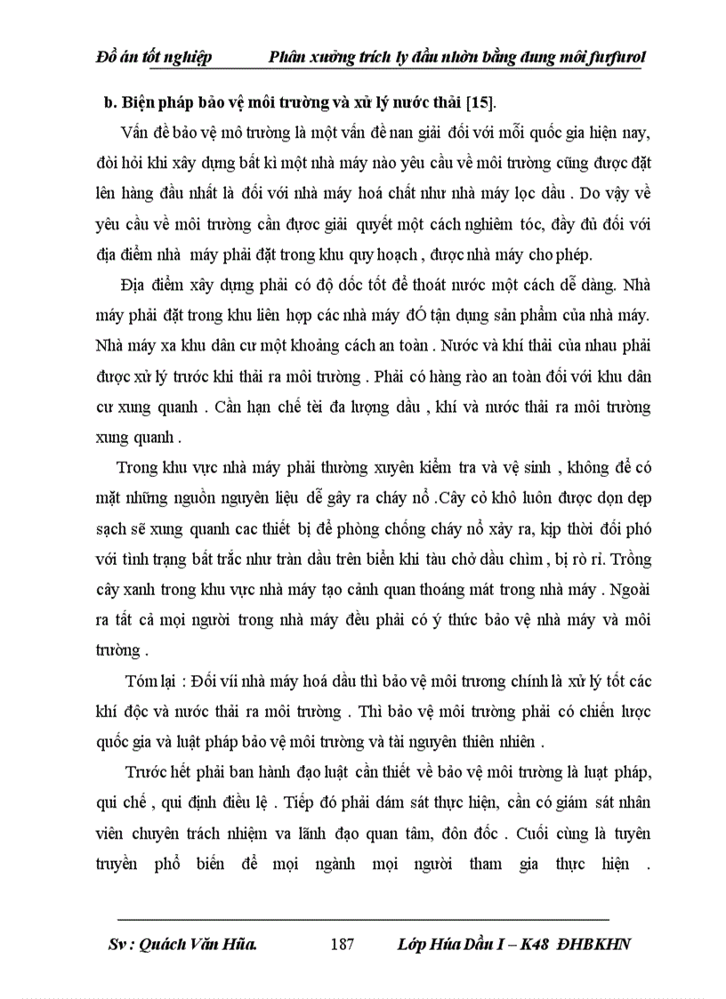 image for page Phân xưởng trích ly dầu nhờn bằng dung môi furfurol