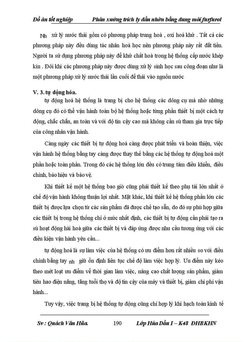 image for page Phân xưởng trích ly dầu nhờn bằng dung môi furfurol