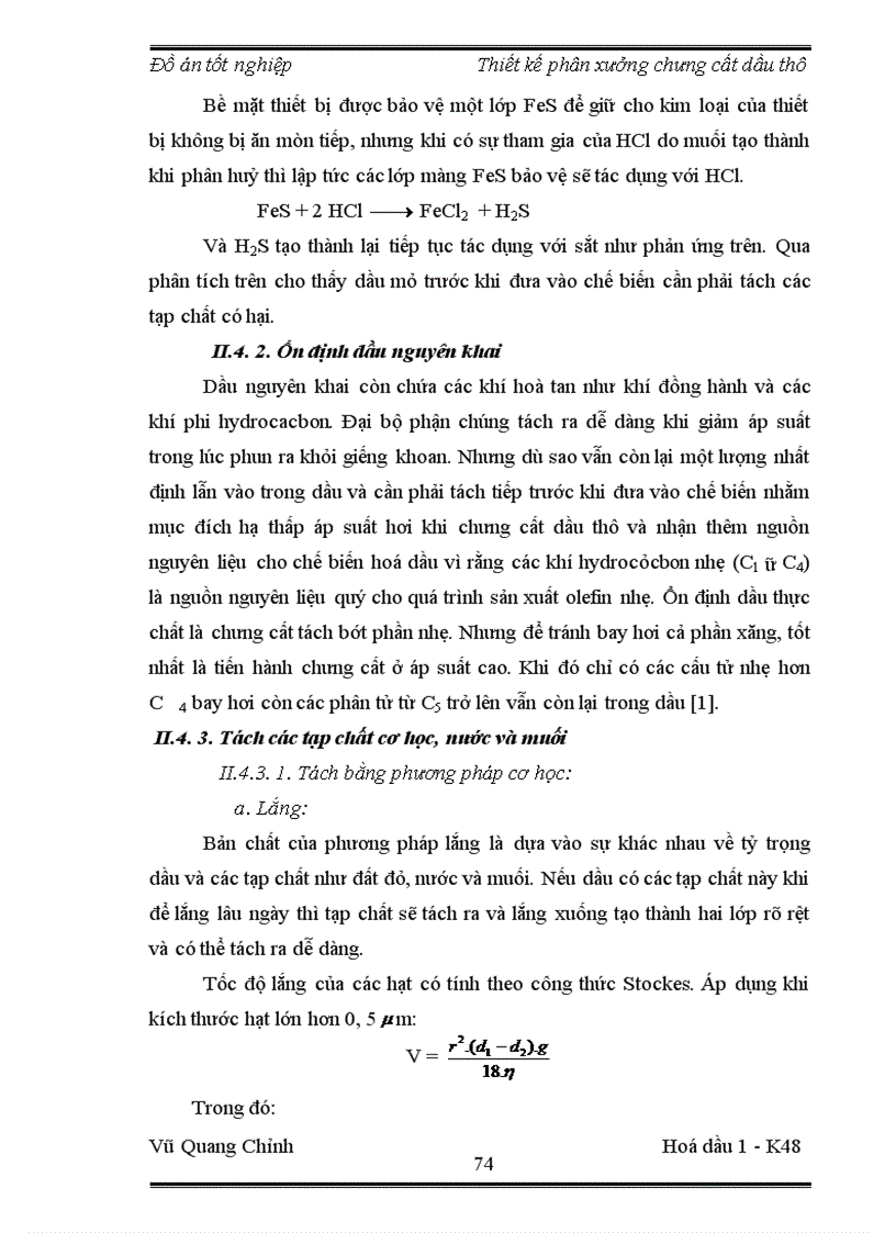 image for page Thiết kế phân xưởng chưng cất dầu thô