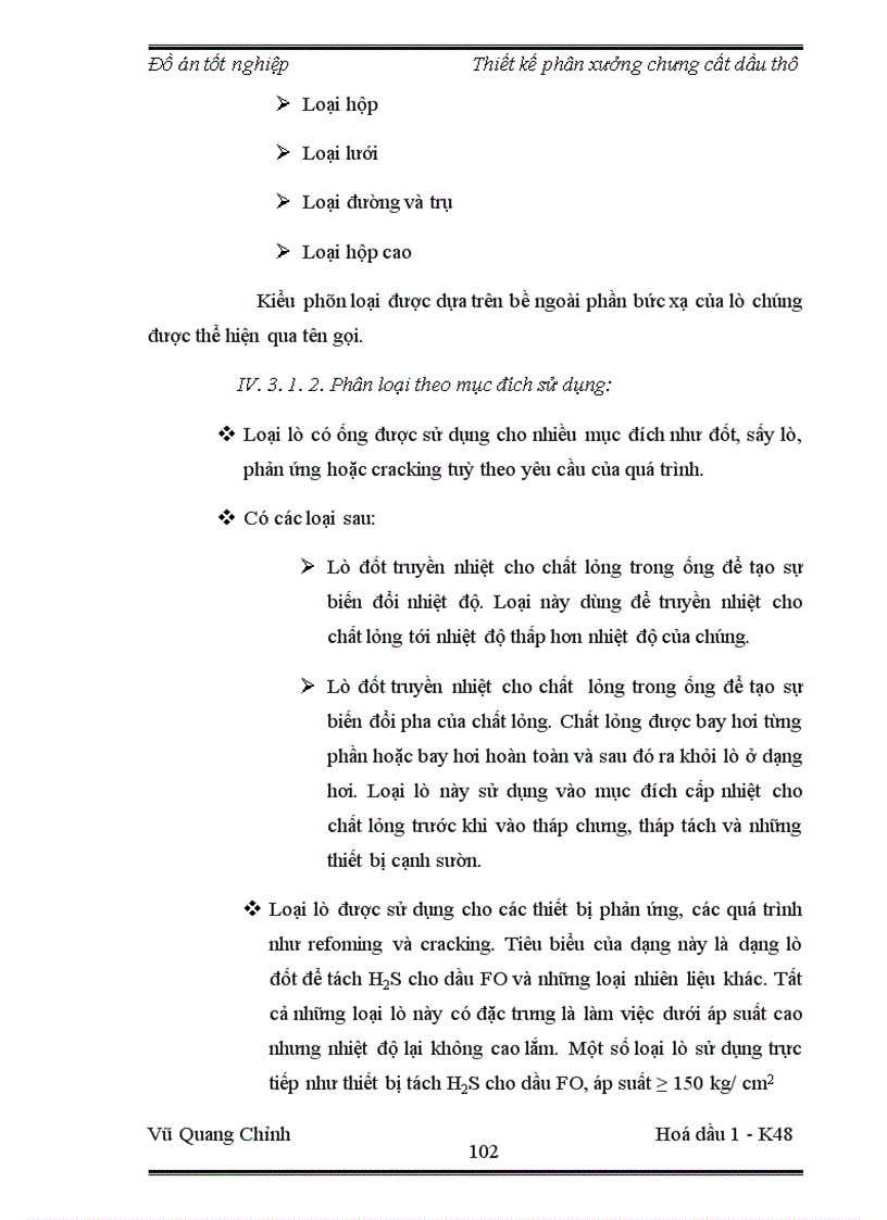 image for page Thiết kế phân xưởng chưng cất dầu thô