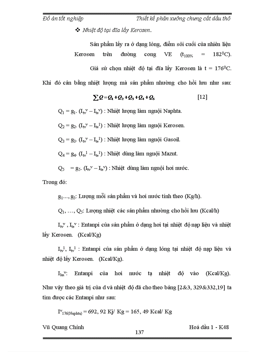 image for page Thiết kế phân xưởng chưng cất dầu thô