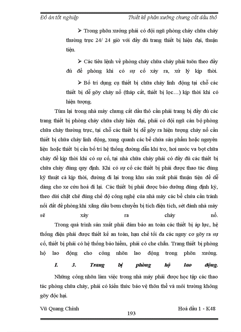 image for page Thiết kế phân xưởng chưng cất dầu thô