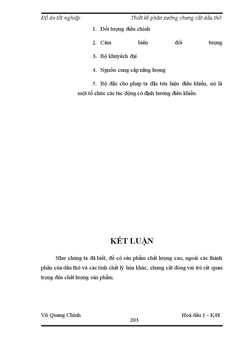 image for page Thiết kế phân xưởng chưng cất dầu thô