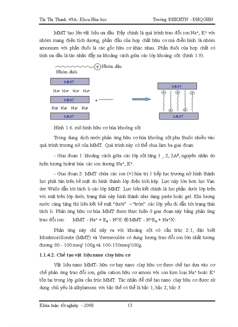 image for page Nghiên cứu chế tạo clay nanocomposit từ khoáng sét Bình Thuận, polyacrylamit và việc ứng dụng nó trong lĩnh vực màng phủ