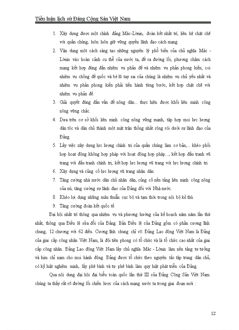 image for page Trình bày hoàn cảnh lịch sử, nội dung đơường lối của cách mạng Việt Nam trong giai đoạn mới do Đại Hội đại biểu toàn quốc lần thứ III của Đảng Cộng Sản Việt Nam đề ra