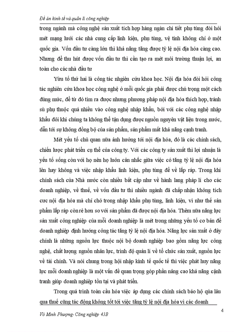 image for page Thực trạng Nội địa hoá trong ngành công nghiệp ô tô ở Việt Nam