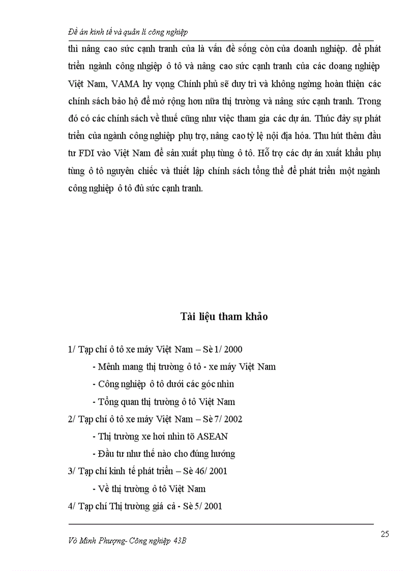 image for page Thực trạng Nội địa hoá trong ngành công nghiệp ô tô ở Việt Nam