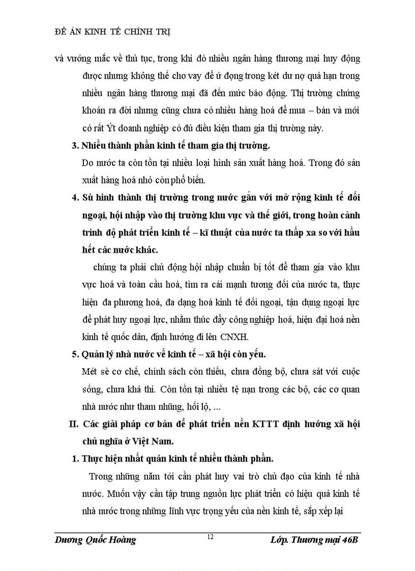 image for page Thực trạng và các giải pháp để phát triển KTTT định hướng XHCN ở Việt Nam