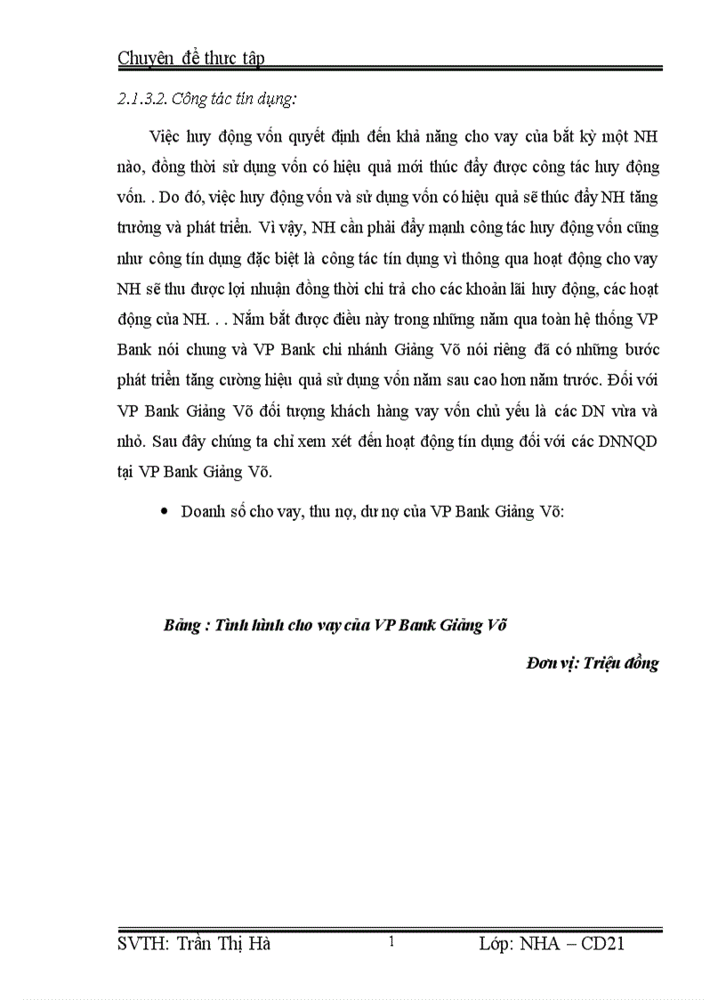 image for page Giải pháp mở rộng hoạt động Tín dụng đối với các Doanh nghiệp Ngoài Quốc doanh tại VP Bank chi nhánh Giảng Võ