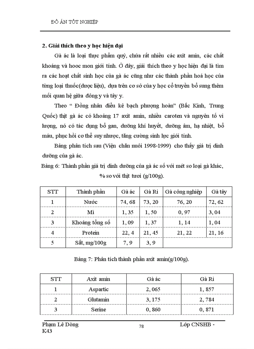 image for page Công nghệ chế biến gà ác tần thuốc bắc đóng hộp và theo dõi bảo quản sau 3 tháng
