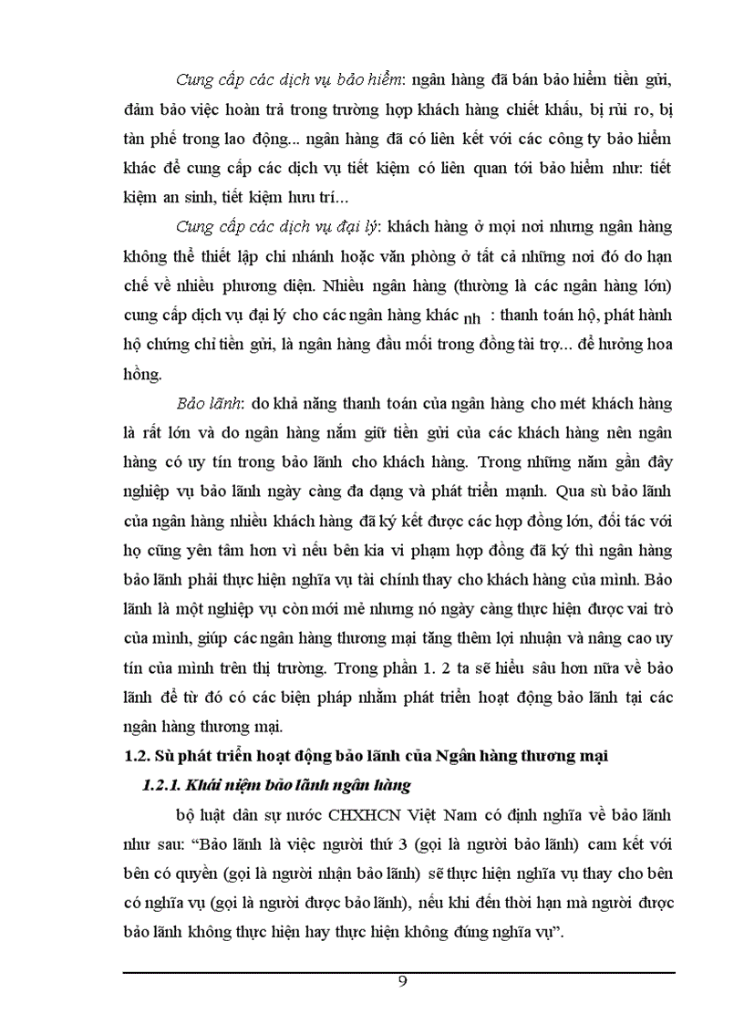image for page Giải pháp phát triển hoạt động bảo lãnh tại ngân hàng nông nghiệp và phát triển nông thôn Hà Nội