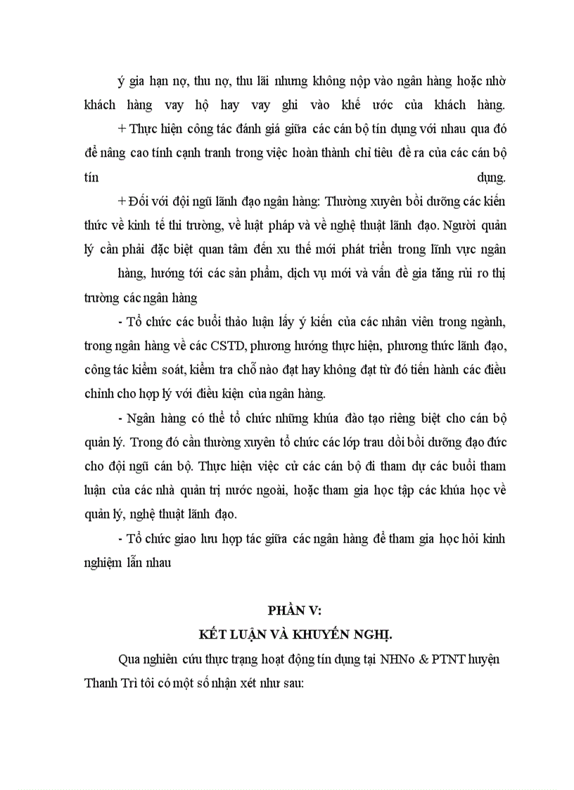 image for page Thực trạng và một số giải pháp nâng cao chất lượng tín dụng tại NHNo & PTNT huyện Thanh Trì