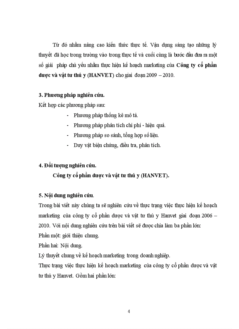 image for page Một số kiến nghị giải pháp thực hiện kế hoạch marketing cho công ty cổ phần dược và vật tư thú y Hanvet