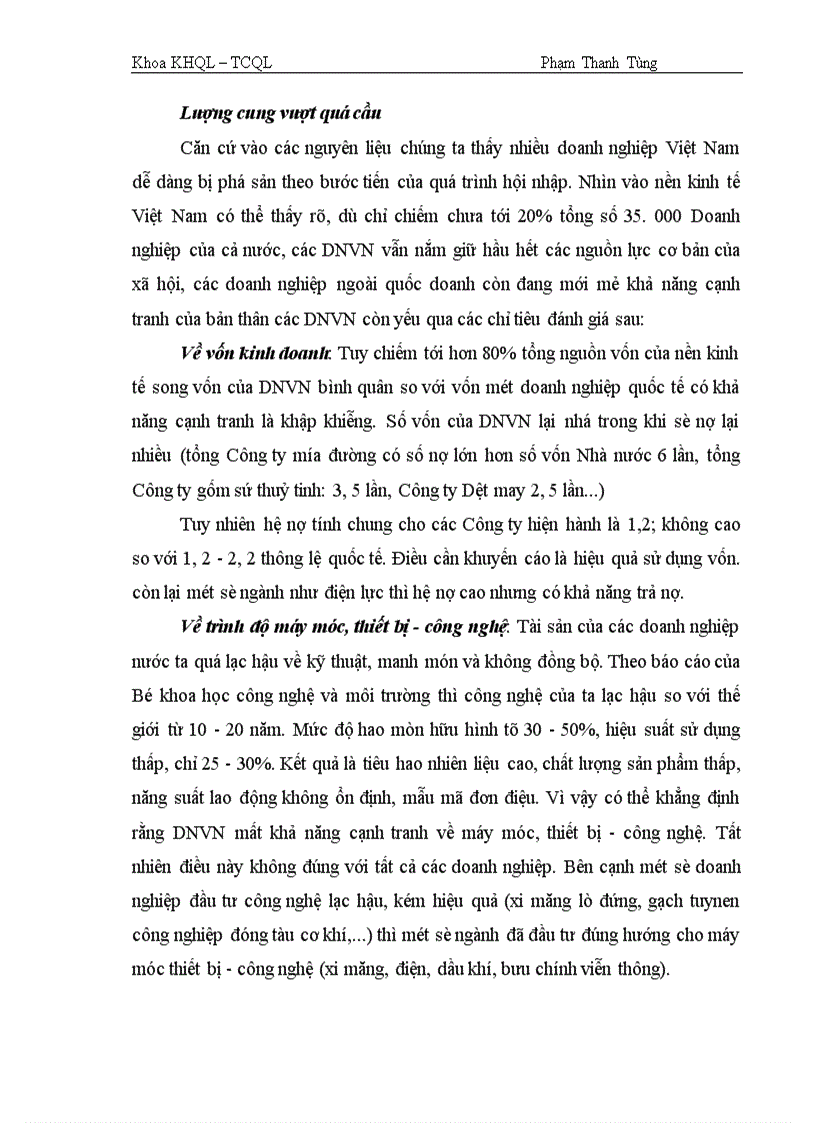 image for page Cơ hội và thách thức đối với DNVN trong quá trình hội nhập kinh tế quốc tế