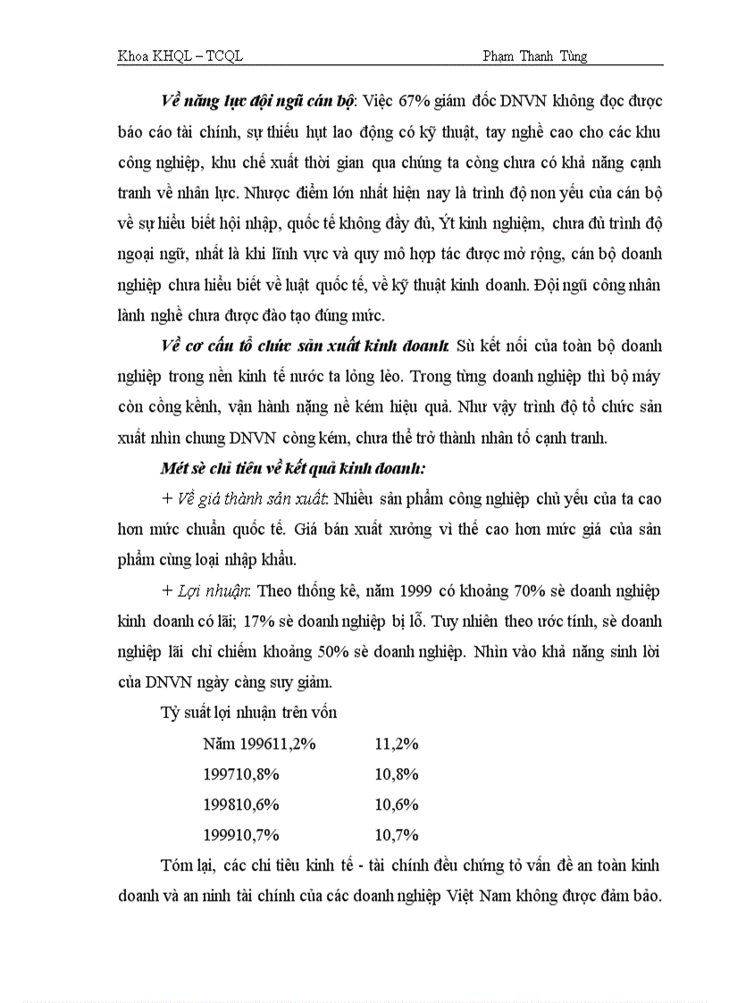 image for page Cơ hội và thách thức đối với DNVN trong quá trình hội nhập kinh tế quốc tế