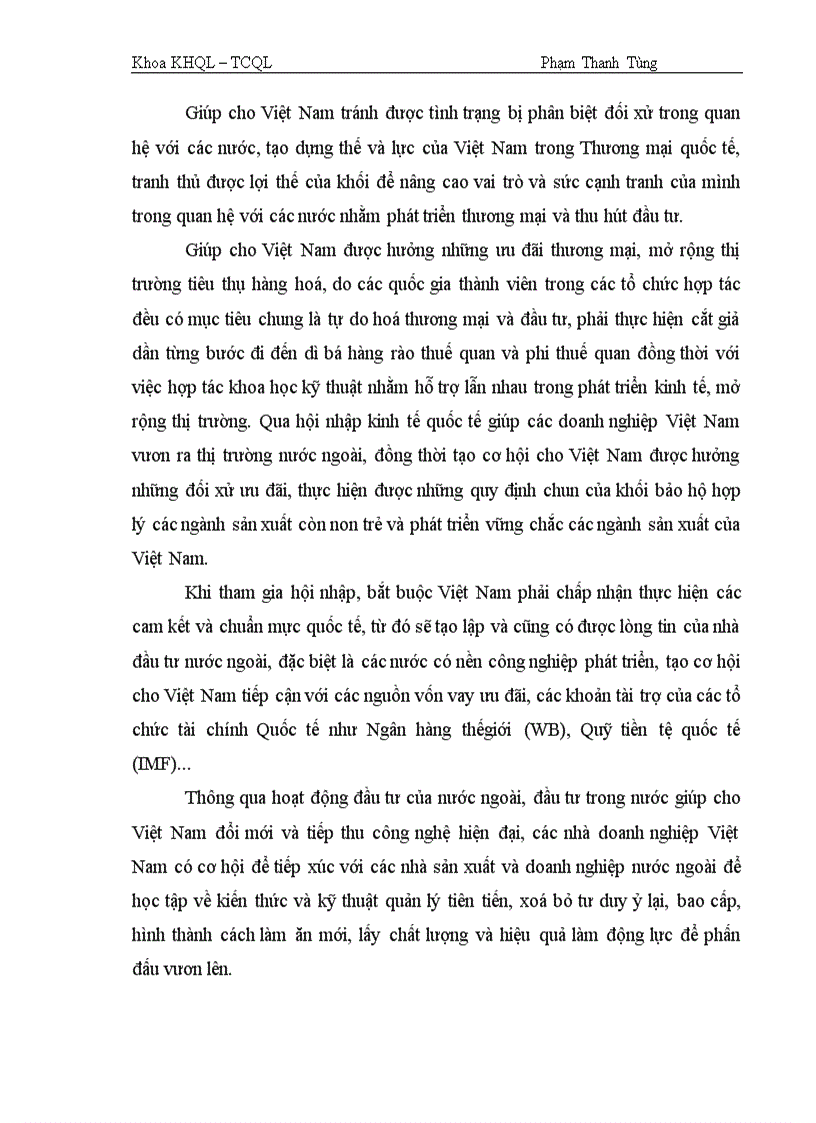 image for page Cơ hội và thách thức đối với DNVN trong quá trình hội nhập kinh tế quốc tế