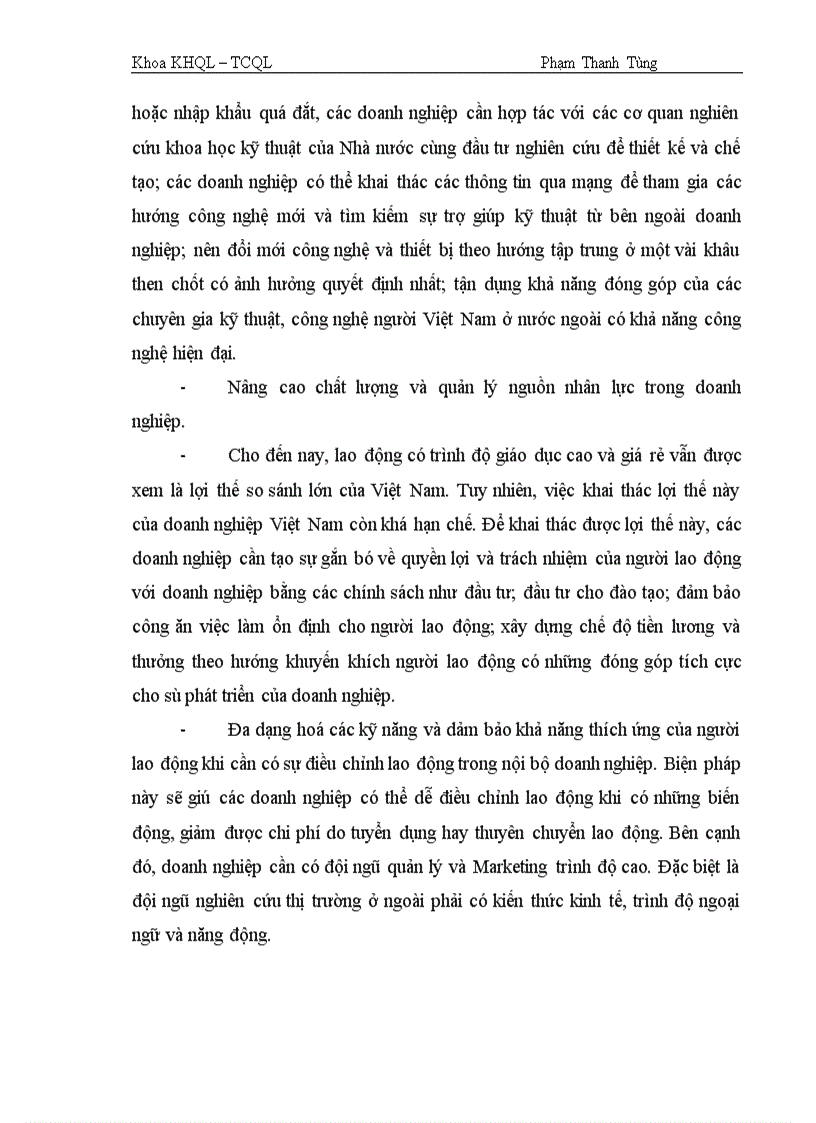 image for page Cơ hội và thách thức đối với DNVN trong quá trình hội nhập kinh tế quốc tế