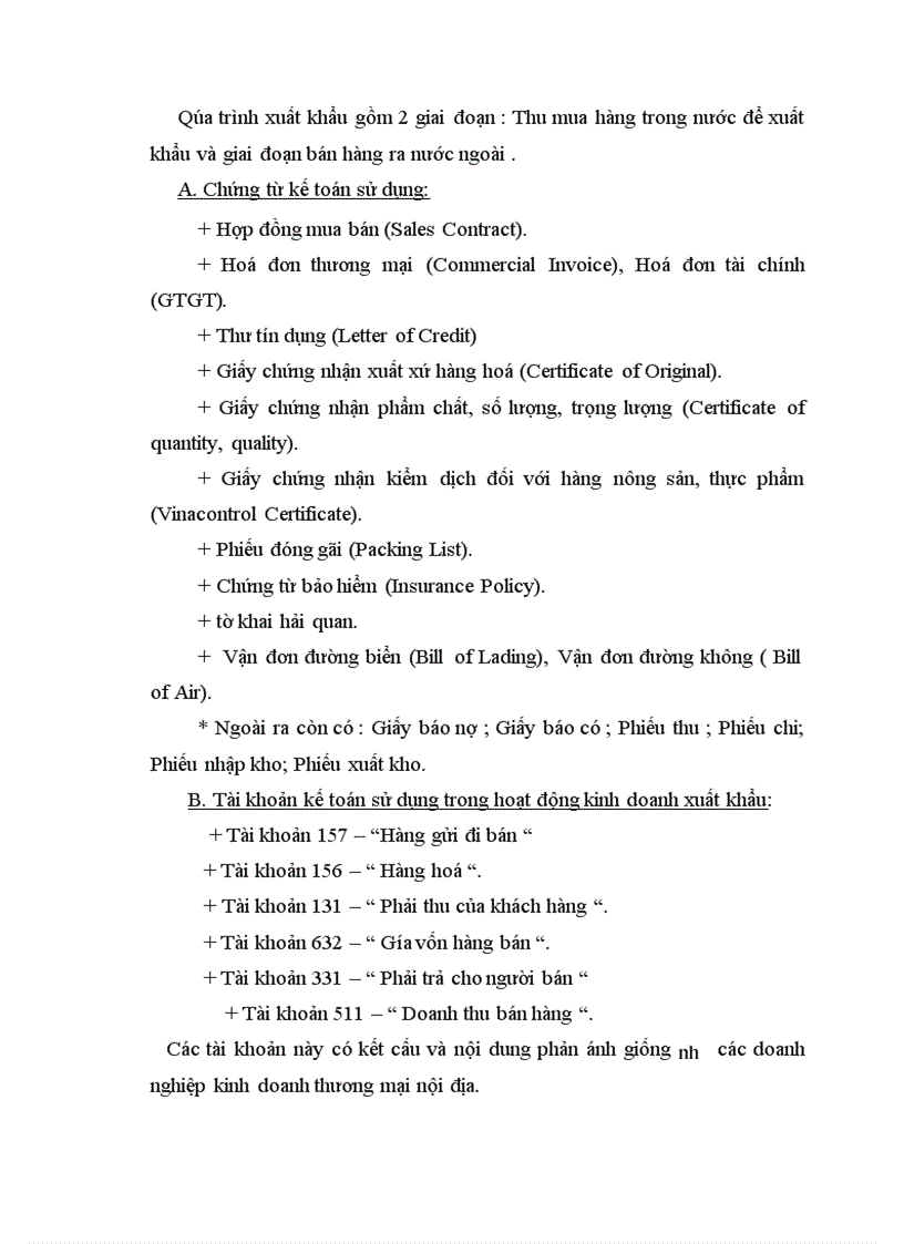 image for page Hoàn thiện kế toán nghiệp vụ xuất khẩu hàng hoá tại Công ty TNHH đầu tư thương mại và xuất nhập khẩu tổng hợp Việt Khánh