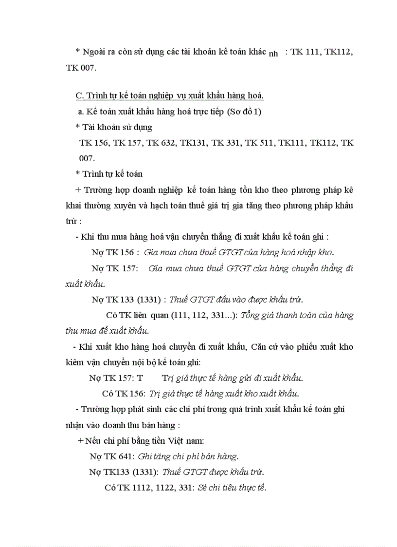 image for page Hoàn thiện kế toán nghiệp vụ xuất khẩu hàng hoá tại Công ty TNHH đầu tư thương mại và xuất nhập khẩu tổng hợp Việt Khánh