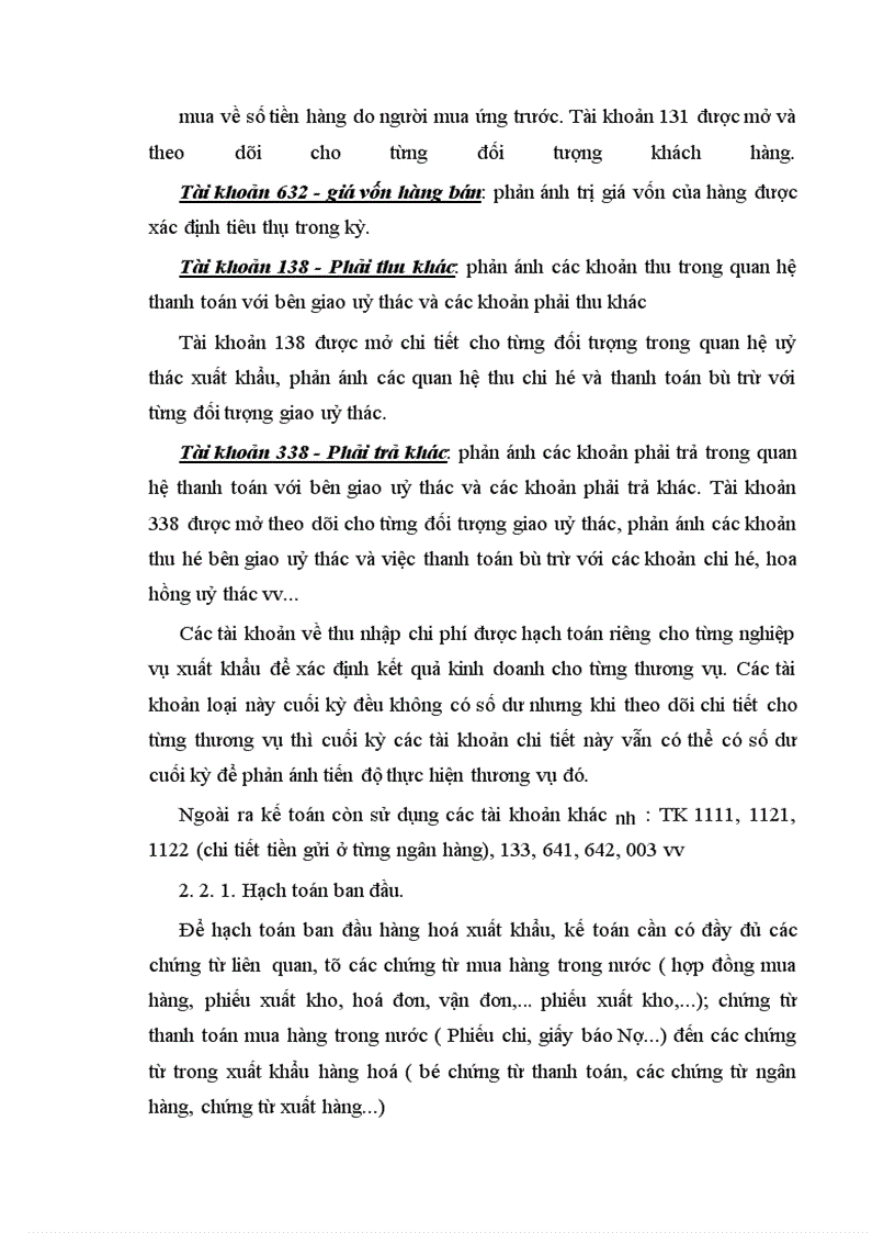 image for page Hoàn thiện kế toán nghiệp vụ xuất khẩu hàng hoá tại Công ty TNHH đầu tư thương mại và xuất nhập khẩu tổng hợp Việt Khánh