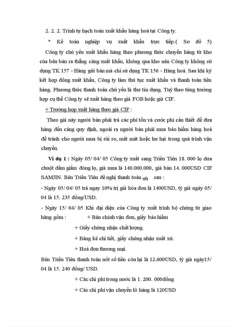 image for page Hoàn thiện kế toán nghiệp vụ xuất khẩu hàng hoá tại Công ty TNHH đầu tư thương mại và xuất nhập khẩu tổng hợp Việt Khánh