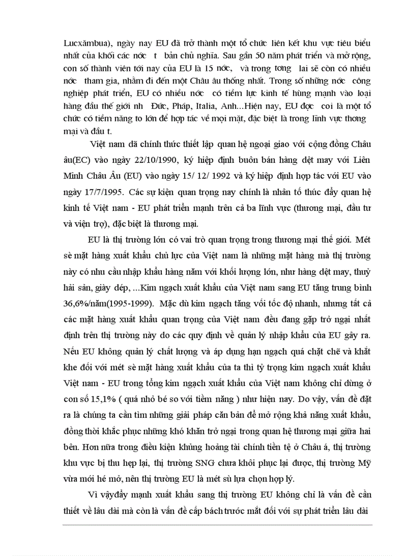 image for page Tu do hoa trong eu va kha nang tham nhap thi truong eu cua hang hoa vn