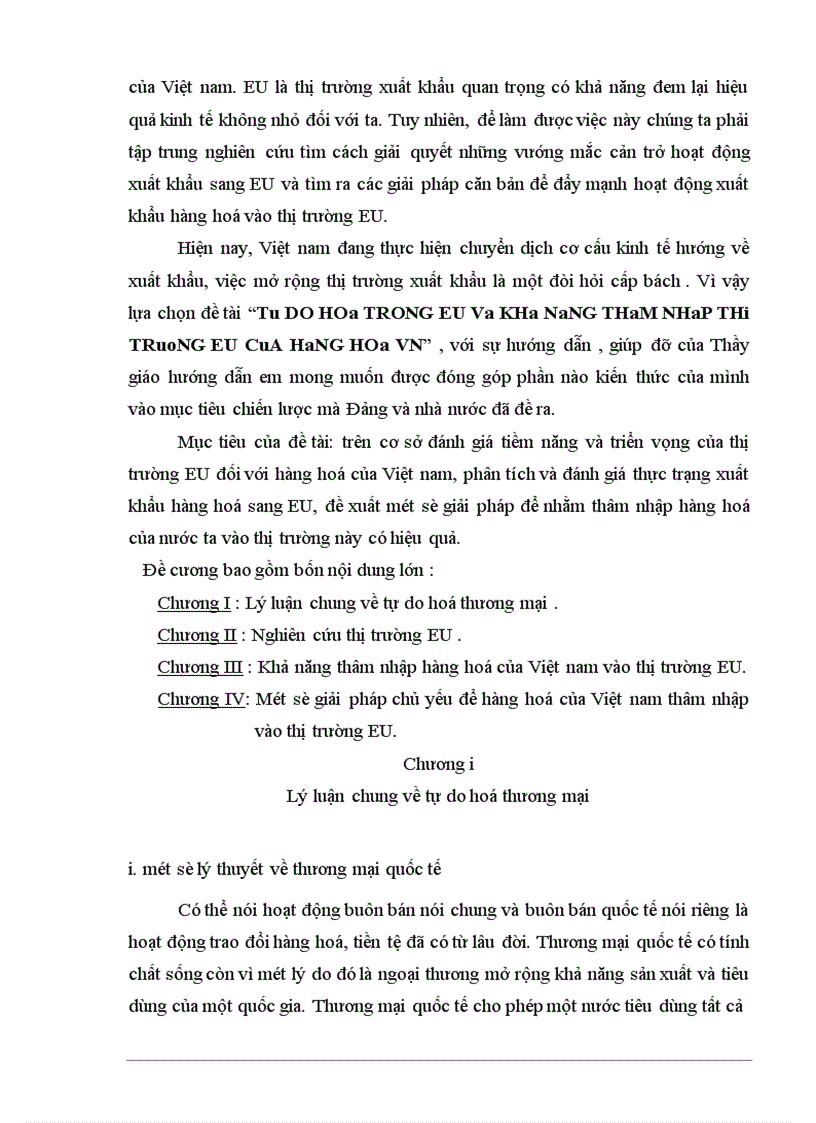 image for page Tu do hoa trong eu va kha nang tham nhap thi truong eu cua hang hoa vn