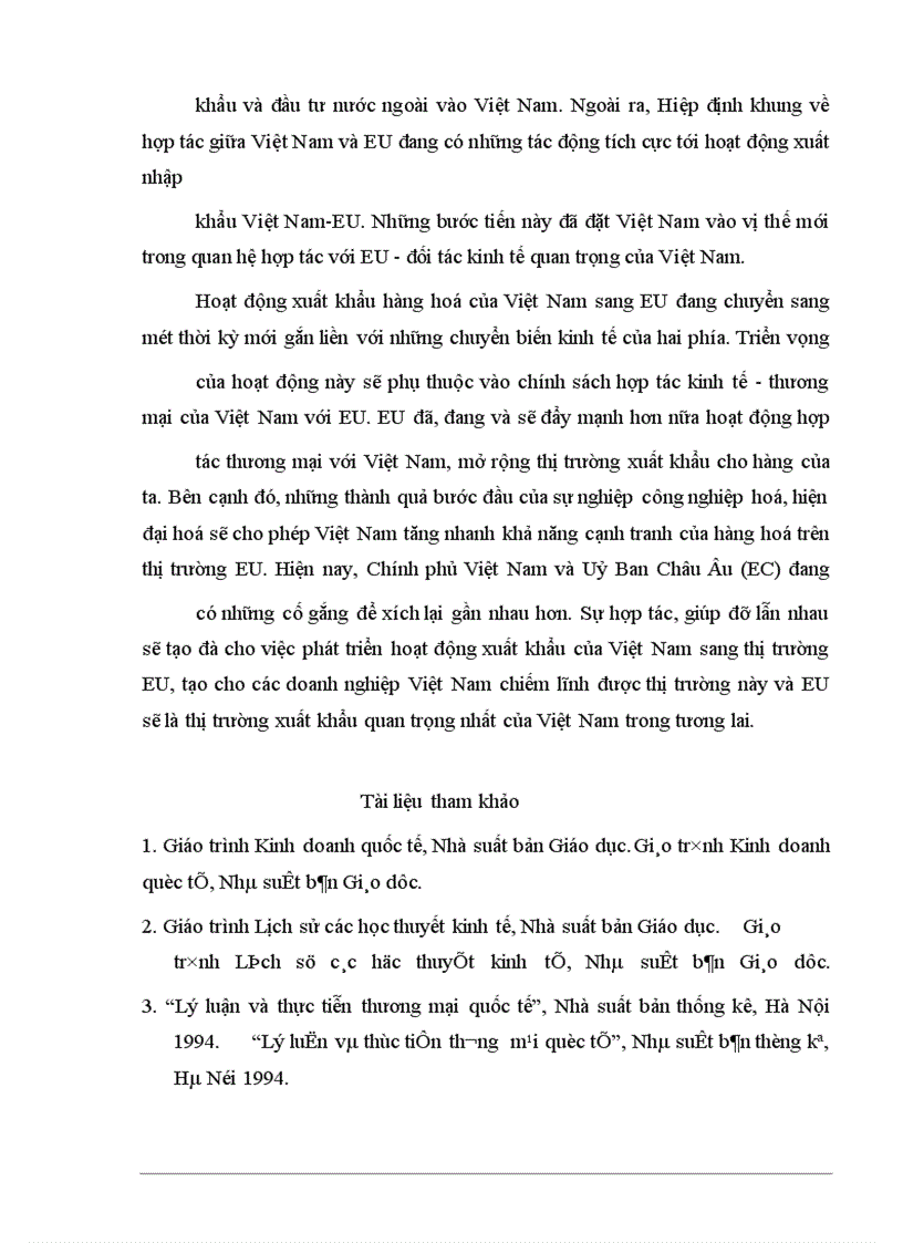 image for page Tu do hoa trong eu va kha nang tham nhap thi truong eu cua hang hoa vn