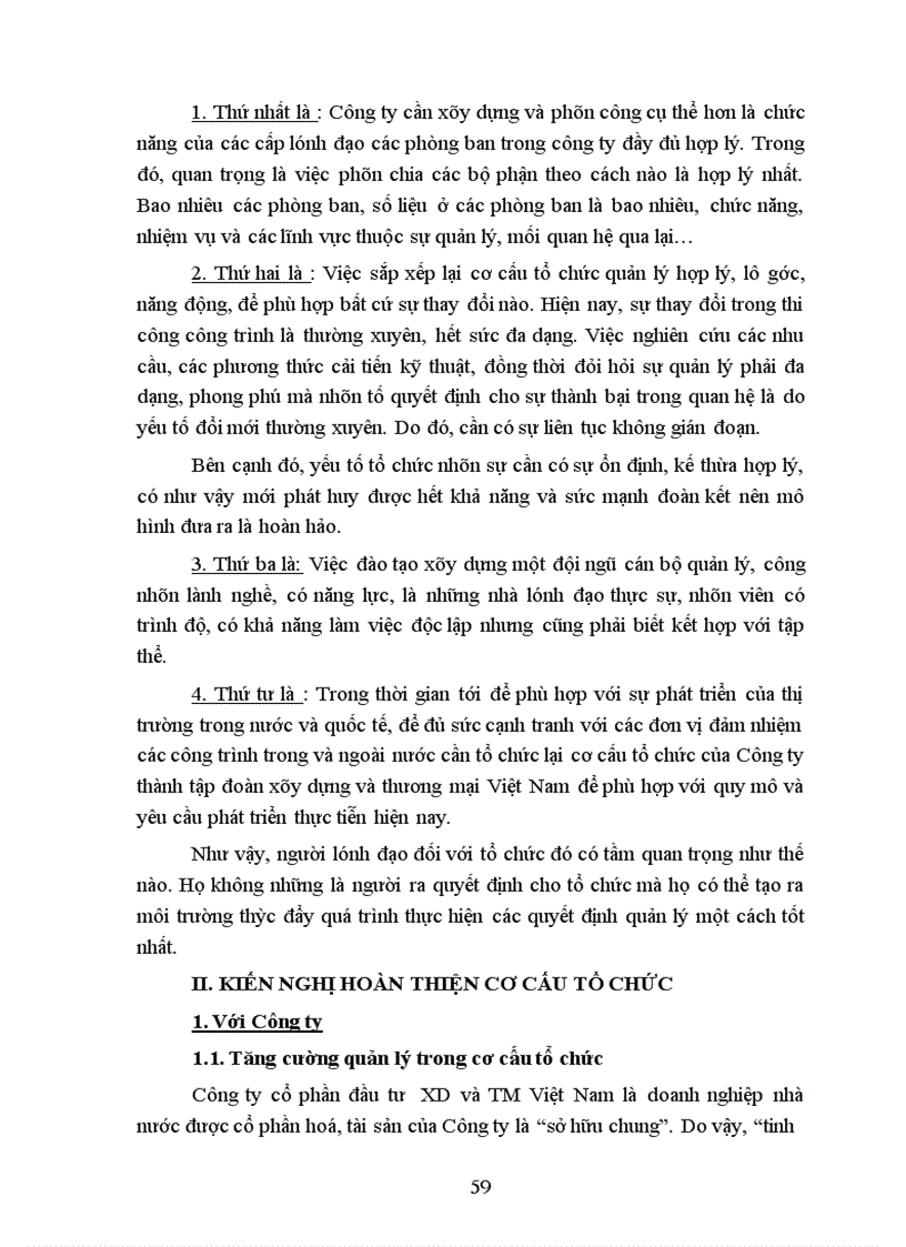 image for page Hoàn thiện cơ cấu tổ chức tại Công ty cổ phần đầu tư xây dựng và thương mại Việt Nam