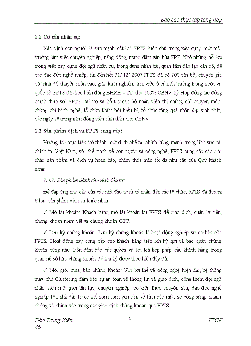 image for page Báo cáo thực tập Công ty Cổ phần chứng khoán FPT