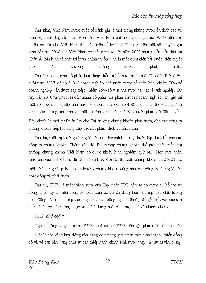 image for page Báo cáo thực tập Công ty Cổ phần chứng khoán FPT